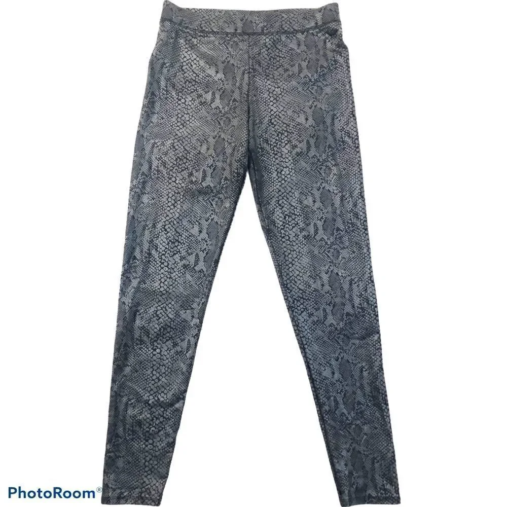 PINK Leggings with Snake Skin Design - Picture 1 of 5